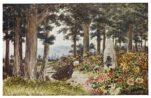 Praying At A Grave Poster Print By Mary Evans Picture Library - Item # VARMEL10067228