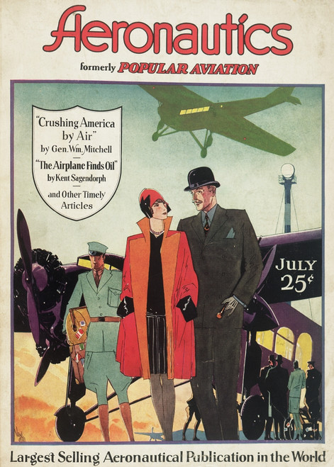 Cover Design  Aeronautics Magazine Poster Print By ®The Royal Aeronautical Society/Mary Evans - Item # VARMEL10610019