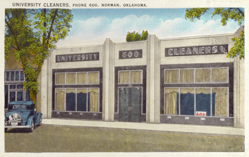 University Cleaners - Norman  Ohio Poster Print By Mary Evans / Grenville Collins Postcard Collection - Item # VARMEL10494272