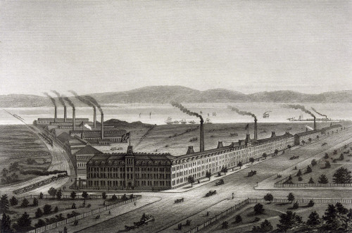 Sewing Machine Factory Poster Print By Mary Evans Picture Library - Item # VARMEL10099829