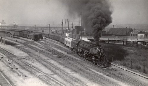 Train Leaving Denver  Colorado  Usa Poster Print By Mary Evans / Pharcide - Item # VARMEL10910248