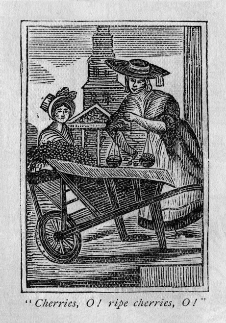 Cherry Seller Poster Print By Mary Evans Picture Library/Peter & Dawn Cope Collection - Item # VARMEL10821533