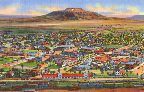 Aerial View Of Tucumcari  New Mexico  Usa Poster Print By Mary Evans / Pharcide - Item # VARMEL10980510