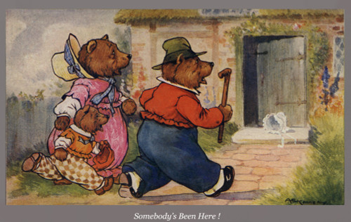 The Three Bears Poster Print By Mary Evans Picture Library/Peter & Dawn Cope Collection - Item # VARMEL10508549