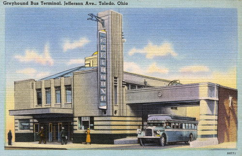 Greyhound Bus Terminal  Toledo  Ohio  Usa Poster Print By Mary Evans / Pharcide - Item # VARMEL10957727