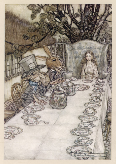 Alice:Mad Tea Party Poster Print By Mary Evans Picture Library/Arthur Rackham - Item # VARMEL10024475