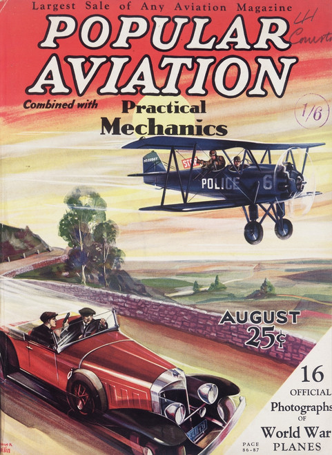 Cover Design  Popular Aviation Magazine Poster Print By ®The Royal Aeronautical Society/Mary Evans - Item # VARMEL10610011