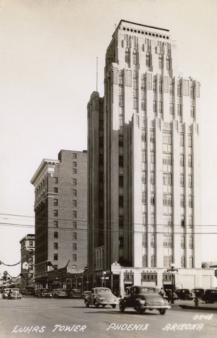 Luhrs Tower - Phoenix  Arizona  Usa Poster Print By Mary Evans / Grenville Collins Postcard Collection - Item # VARMEL10555605