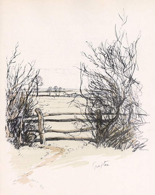 Countryside In The Grafton Hunt Area  Northamptonshire Poster Print By Mary Evans Picture Library - Item # VARMEL10956579