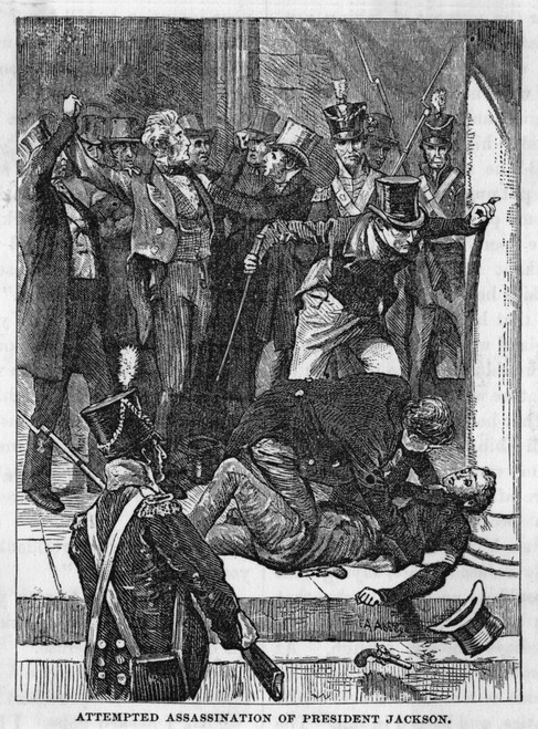 Pres. Jackson Assaulted Poster Print By Mary Evans Picture Library - Item # VARMEL10183145