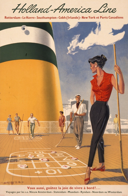 Poster Advertising Holland America Line Poster Print By Mary Evans Picture Library/Onslow Auctions Limited - Item # VARMEL10280423