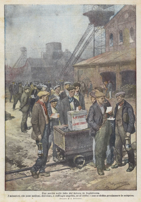 Miners' Strike  1920 Poster Print By Mary Evans Picture Library - Item # VARMEL10048951