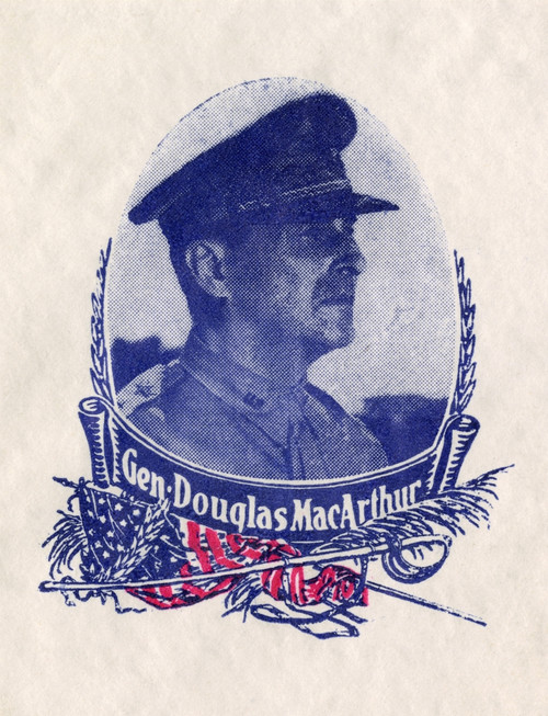 Wwii - General Douglas Macarthur Poster Print By Mary Evans / Grenville Collins Postcard Collection - Item # VARMEL10693525