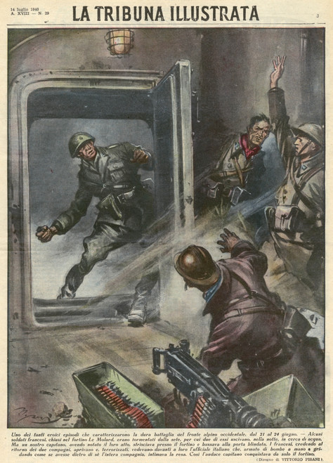 Italians On Frontier Poster Print By Mary Evans Picture Library - Item # VARMEL10101960