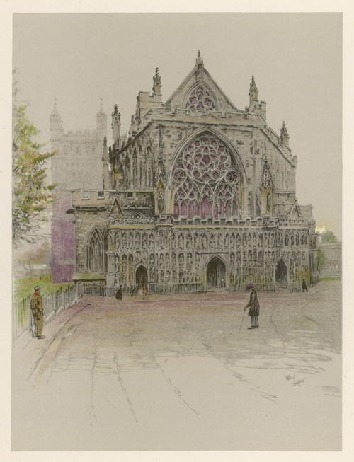 Exeter Cathedral 1924 Poster Print By Mary Evans Picture Library - Item # VARMEL10181715