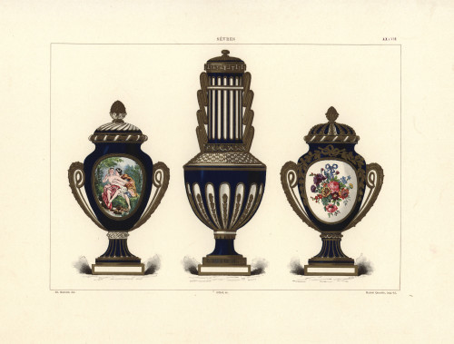 Three Sevres Vases Poster Print By ® Florilegius / Mary Evans - Item # VARMEL10936968