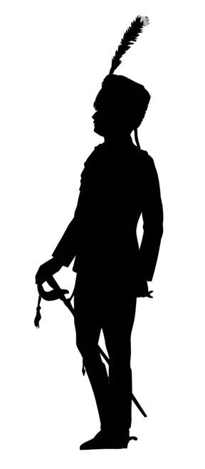 Silhouette Of A Soldier In Ceremonial Uniform Poster Print By ®H L Oakley / Mary Evans - Item # VARMEL10504016