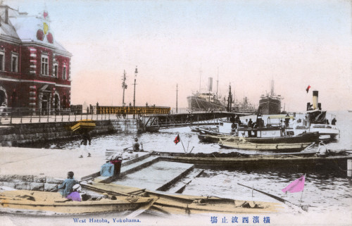 Yokohama Pier  Yokohama  Japan - Customs Office Poster Print By Mary Evans / Grenville Collins Postcard Collection - Item # VARMEL10994479