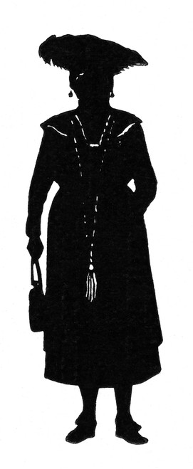 Silhouette Of A Woman Poster Print By ®H L Oakley / Mary Evans - Item # VARMEL10503956