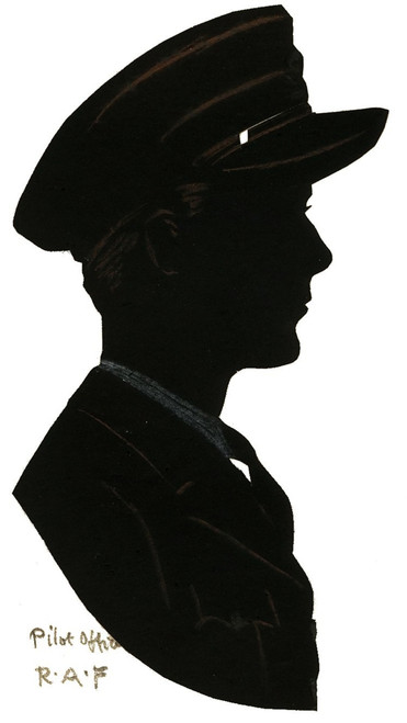 Silhouette Of An Raf Pilot Officer Poster Print By ®H L Oakley / Mary Evans - Item # VARMEL10503931