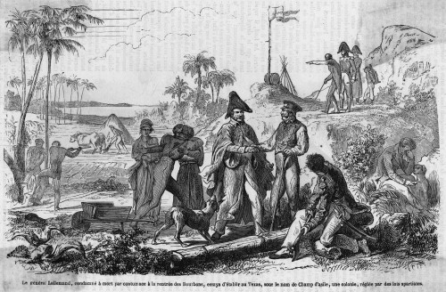 French Officers In Texas Poster Print By Mary Evans Picture Library - Item # VARMEL10183151