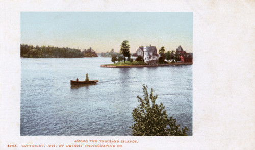 Amongst The Thousand Islands  Lake Ontario Poster Print By Mary Evans / Grenville Collins Postcard Collection - Item # VARMEL10698611
