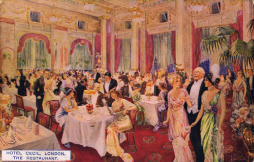 The Restaurant Of The Hotel Cecil  London Poster Print By Mary Evans / Jazz Age Club - Item # VARMEL10503671