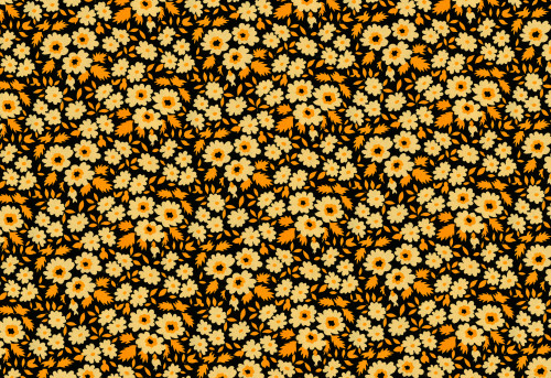 Repeating Pattern - Yellow Flowers Poster Print By ® Mary Evans Picture Library - Item # VARMEL11094630