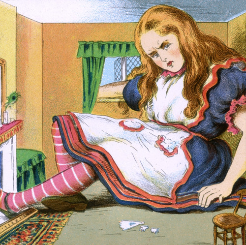 Alice In Wonderland  Alice In The White Rabbit'S House Poster Print By Mary Evans Picture Library - Item # VARMEL10949854