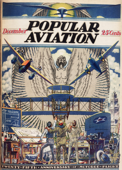 Cover Design  Popular Aviation Magazine Poster Print By ®The Royal Aeronautical Society/Mary Evans - Item # VARMEL10610024