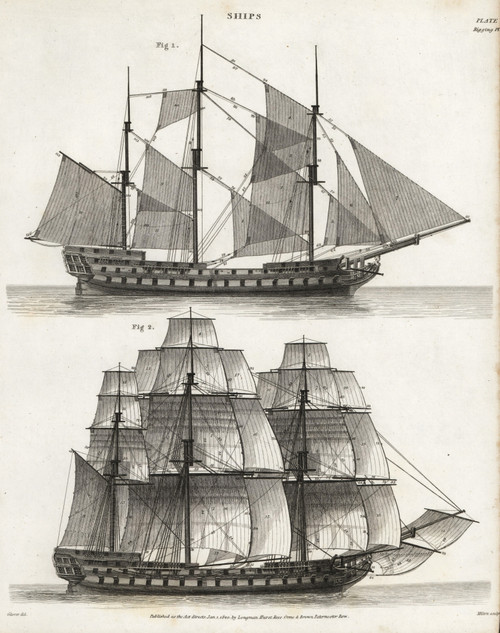 希少 洋書 Eighteenth century Rigs & Rigging