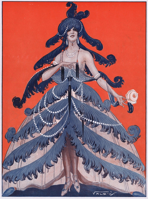 Art Deco Illustration Of Girl As A Christmas Tree  1920S Poster Print By Mary Evans / Jazz Age Club Collection - Item # VARMEL10509220
