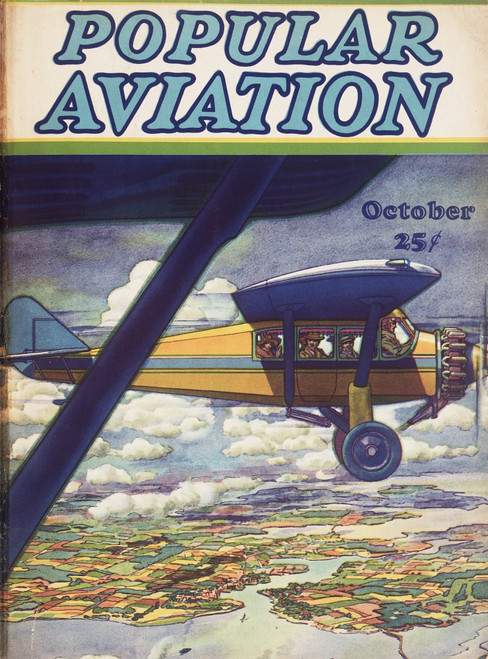 Cover Design  Popular Aviation Magazine Poster Print By ®The Royal Aeronautical Society/Mary Evans - Item # VARMEL10610022