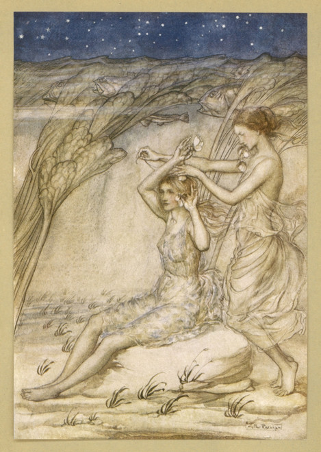 Milton/Sabrina/Nymph Poster Print By Mary Evans Picture Library/Arthur Rackham - Item # VARMEL10133929