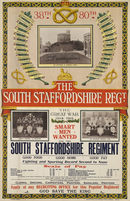 British Military Recruitment Poster - Inter-War Period Poster Print By ®The National Army Museum / Mary Evans Picture Library - Item # VARMEL10795294