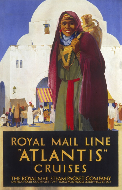 Royal Mail Atlantis Cruises Poster Poster Print By Mary Evans Picture Library/Onslow Auctions Limited - Item # VARMEL10239631