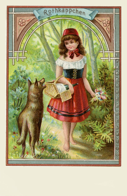 Red Riding Hood Poster Print By Mary Evans Picture Library/Peter & Dawn Cope Collection - Item # VARMEL10725300