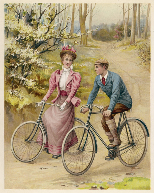 Chatterbox/Couple Cycle Poster Print By Mary Evans Picture Library - Item # VARMEL10017258