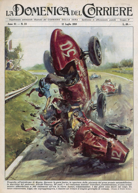 Monza Fatal Collision Poster Print By Mary Evans Picture Library - Item # VARMEL10130011