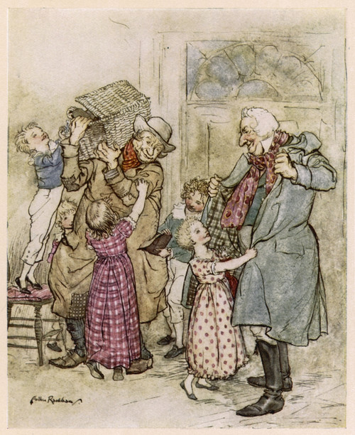 Christmas Visitors Poster Print By Mary Evans Picture Library/Arthur Rackham - Item # VARMEL10020968 Christmas Visitors Poster Print By Mary Evans Picture Library/Arthur Rackham - Item # VARMEL10020968