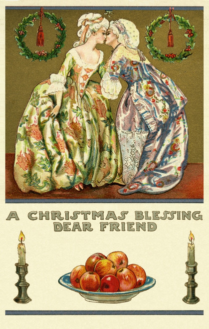 Christmas Greeting Poster Print By Mary Evans Picture Library/Peter & Dawn Cope Collection - Item # VARMEL11066100