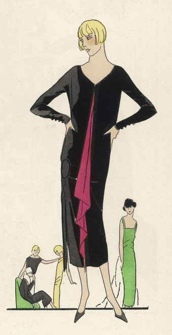 Elegant Lady In A Visiting Dress By Drecoll Poster Print By Mary Evans Picture Library - Item # VARMEL10190967