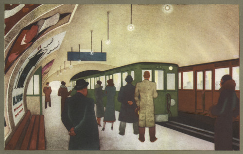 Metro Station  1931 Poster Print By Mary Evans Picture Library - Item # VARMEL10057467