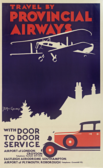 Provincial Airways Poster Poster Print By ®The Royal Aeronautical Society/Mary Evans - Item # VARMEL10609941