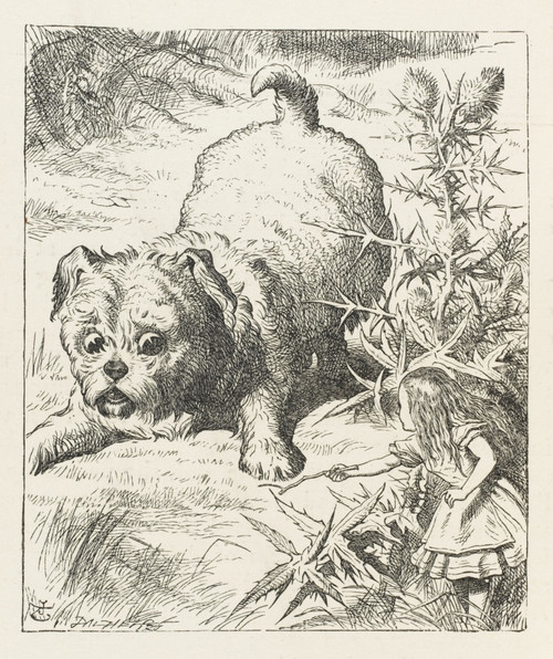 Alice & Puppy Poster Print By Mary Evans Picture Library - Item # VARMEL10021946