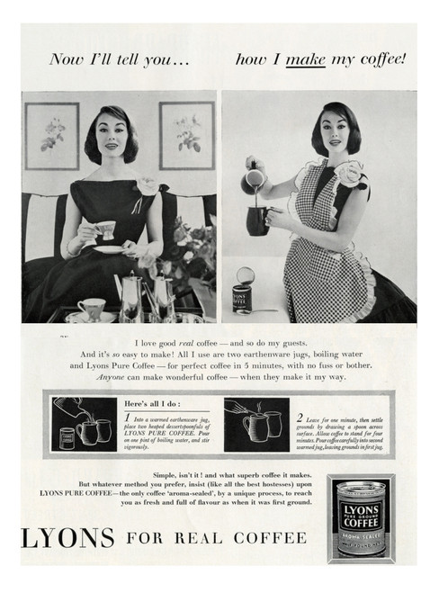 Lyons Coffee Advertisement Poster Print By Mary Evans Picture Library/Peter & Dawn Cope Collection - Item # VARMEL10534456