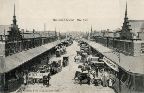 Gansevoort Market In New York City  Usa Poster Print By Mary Evans / Pharcide - Item # VARMEL11111319