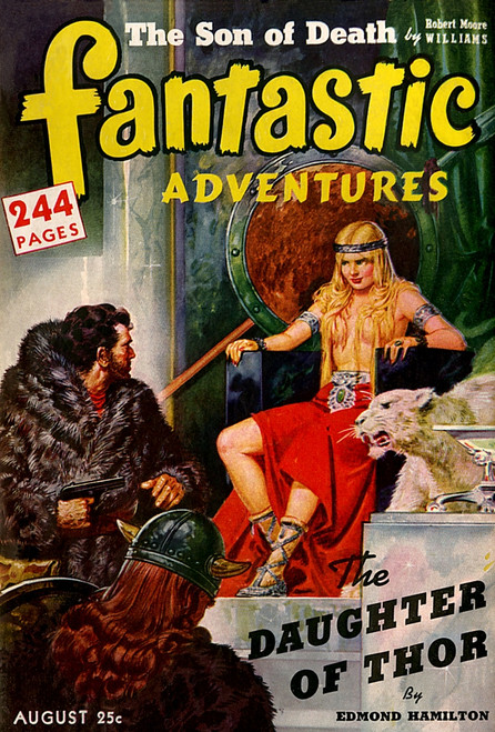 Fantastic Adventures - The Daughter Of Thor Poster Print By Mary Evans Picture Library - Item # VARMEL11037497