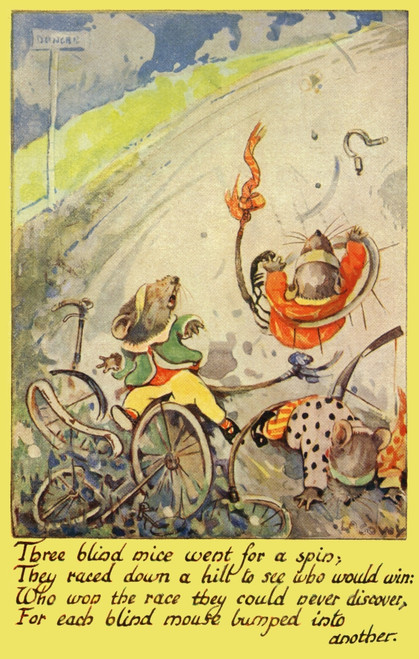 Three Blind Mice Poster Print By Mary Evans Picture Library/Peter & Dawn Cope Collection - Item # VARMEL10982002