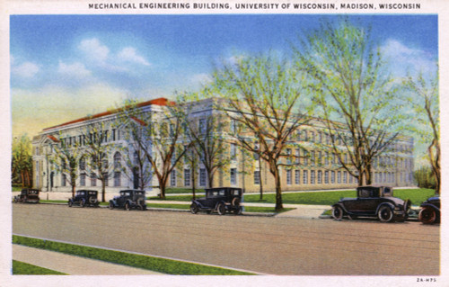 Mechanical Engineering Building  Wisconsin University Poster Print By Mary Evans / Grenville Collins Postcard Collection - Item # VARMEL10698587